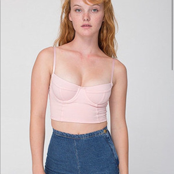 underwire bustier crop top
